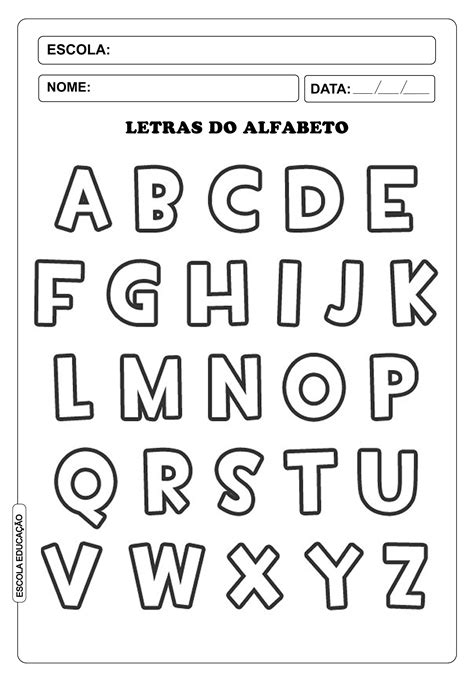 letras do alfabeto para imprimir grande